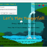 Entering Player Names - Pongerfall